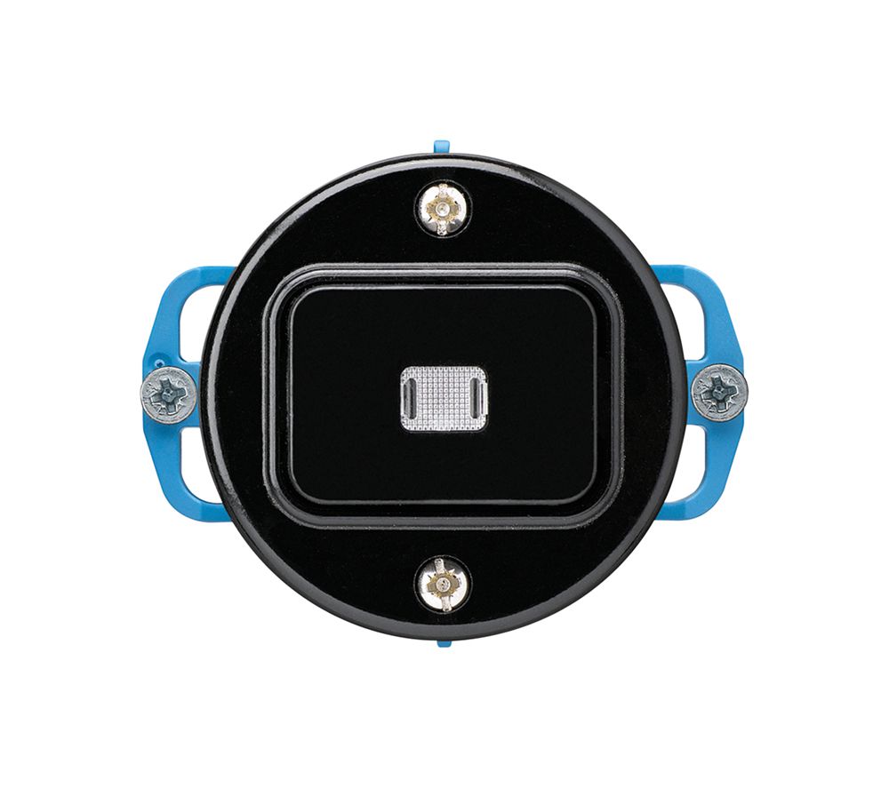 Inserto per pulsante luminoso INC basico c/1L nero