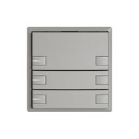 KNX-Taster RGB EDIZIO.liv SNAPFIX® Temperaturfüh.RGB-LED 3×T 2-Tbed.hgu