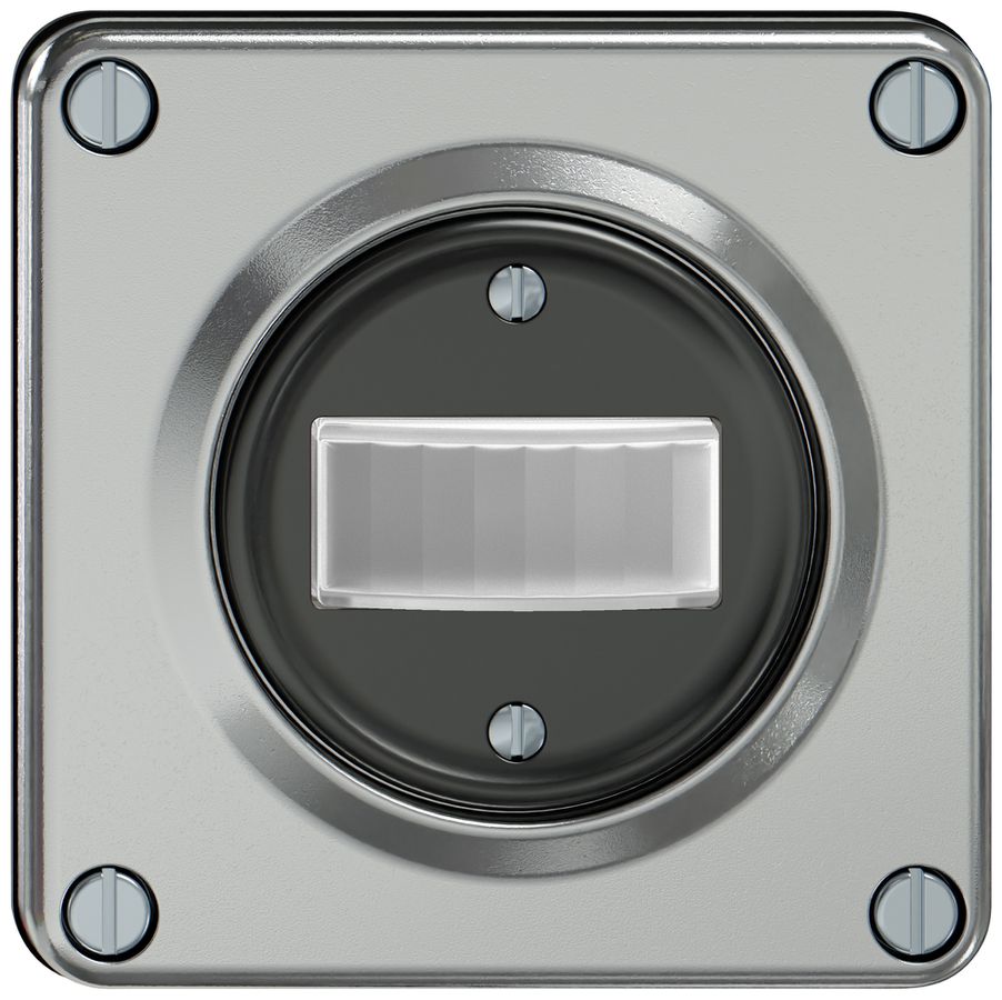 Bewegungsmelder ELEMENT pirios PIR 180° IP20 aluminium