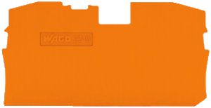 Abschlusswand WAGO TopJob-S orange 2P zu Serie 2010