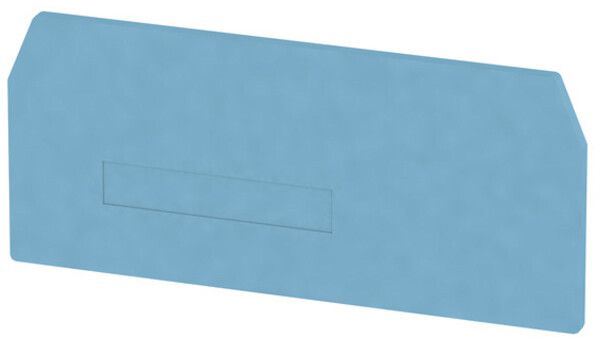 Abschluss-/Zwischenplatte Weidmüller ZAP/TW 10/16 99×50mm blau