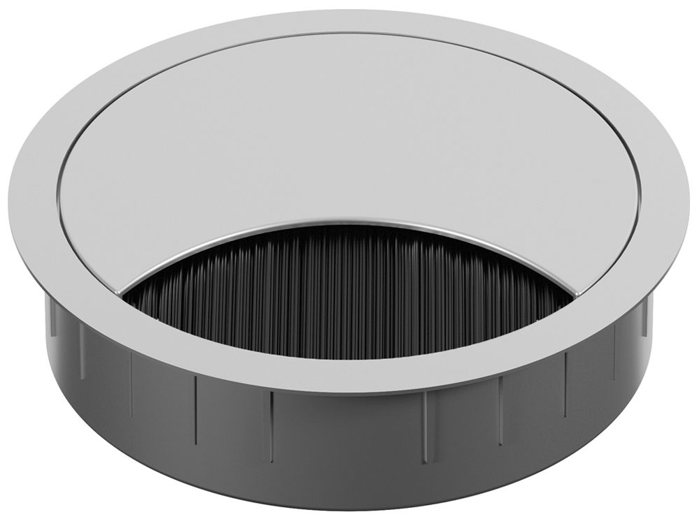 Sortie de câble BACHMANN LOOP ROUND Ø80mm zamak aluminium