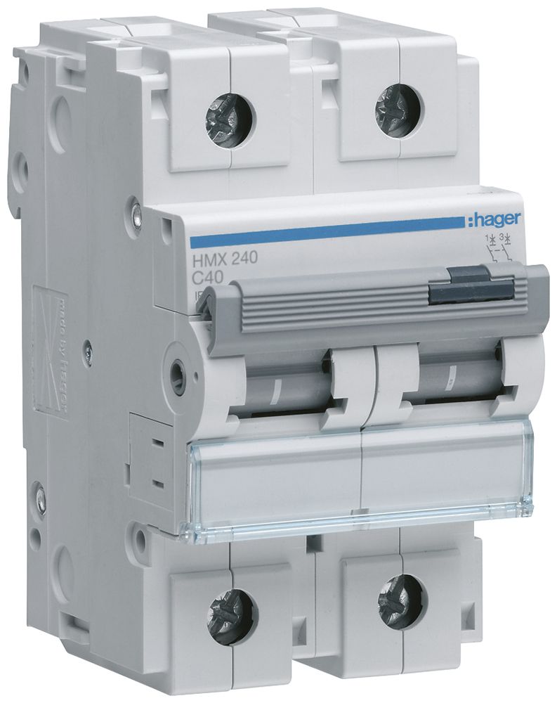 Disjoncteur Hager MCB 2P 400V type C 40A 3UM
