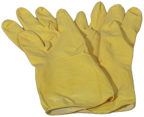 Gants de protection Bugnard pour travaux de désamiantage grd.10 latex jaune