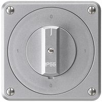 UP-Drehschalter robusto IP55 S0/2P aluminium für Kombination
