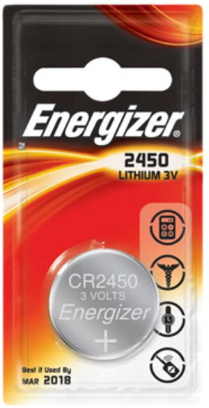 Knopfzelle Lithium CR2450