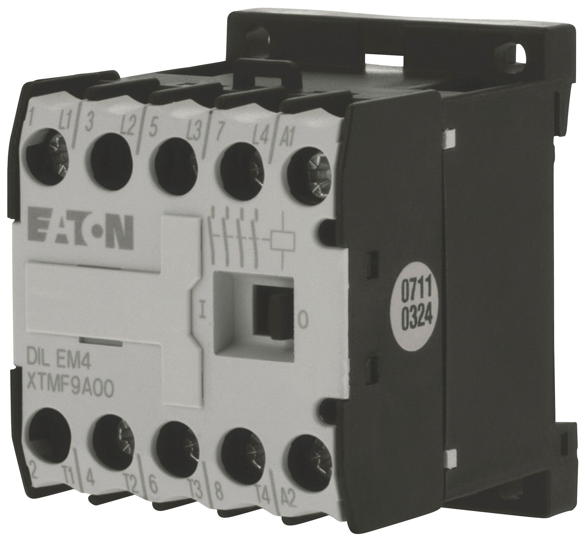 Leistungsschütz Eaton DILEM4-G 24V DC 4NO 22A 9A 4kW 3kW 24…690V