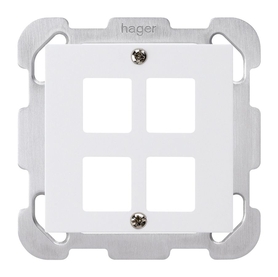 UP-Frontset HMS kallysto B für 4 Module weiss