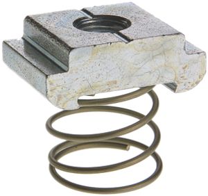 Plot d'ancrage Woertz, acier zingué, M10, avec ressort