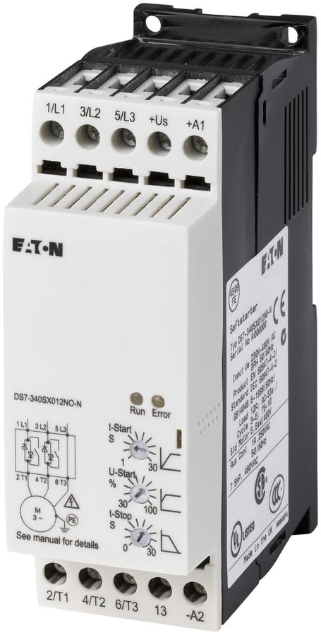 Softstarter Eaton DS7-340SX004N0-N 4A 3L/3L 200…480V Us:24VAC/DC