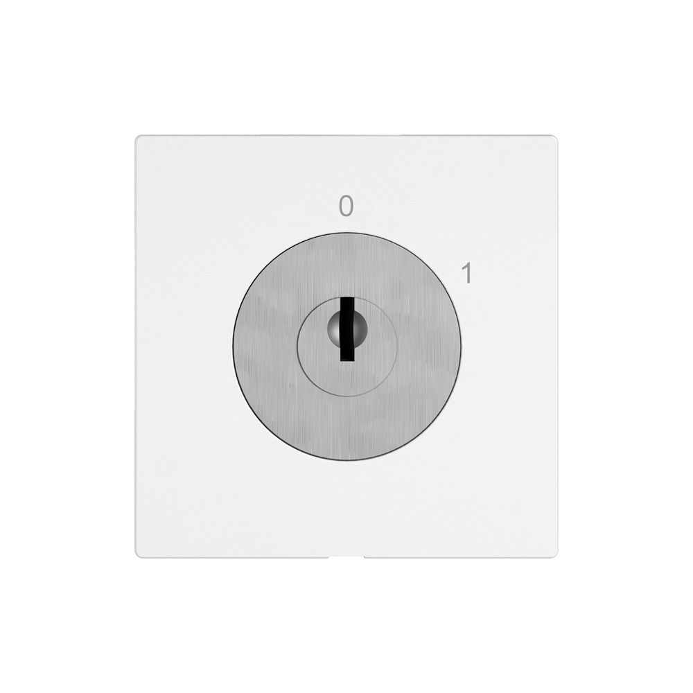 Interruttore a chiave EDIZIO.liv c.KABA 1007F/631984 interr.4P 0-1 p=67mm bi