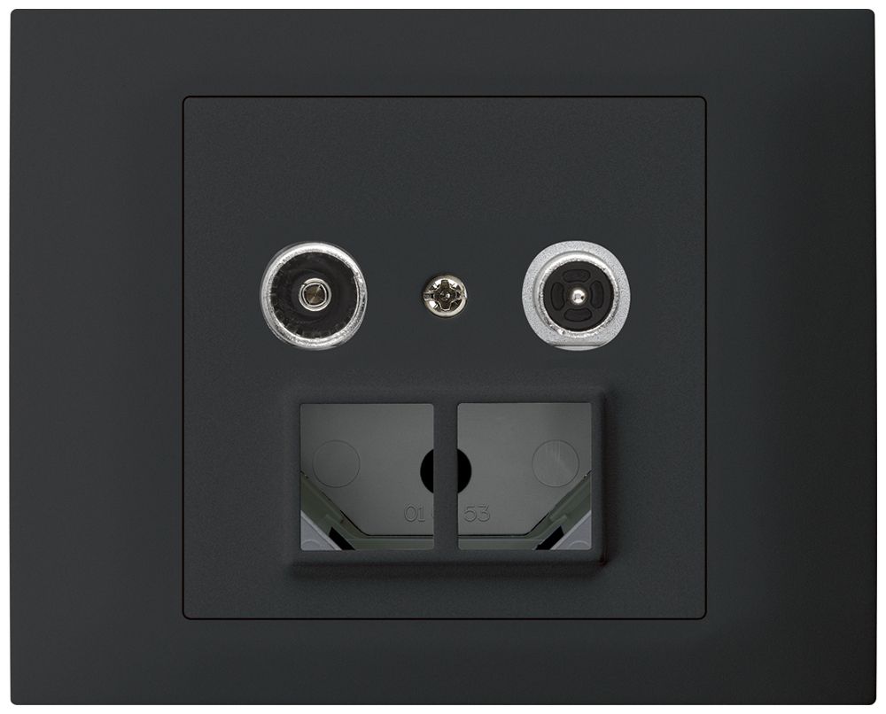 EB-Multimediadose kallysto R-TV mit EB-Dose G3 Bauart T 4dB 2GHz schwarz