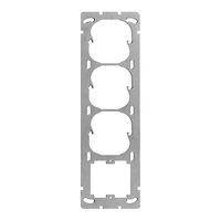 Befestigungsplatte Gr.4×1 für ×1185-.. freenet 257×77mm