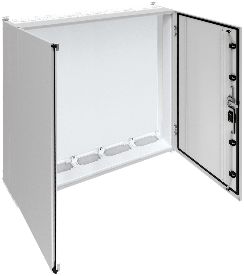 Wandschrank Hager univers mit Volltür SK II IP55 1400×1300×275mm RAL 7035