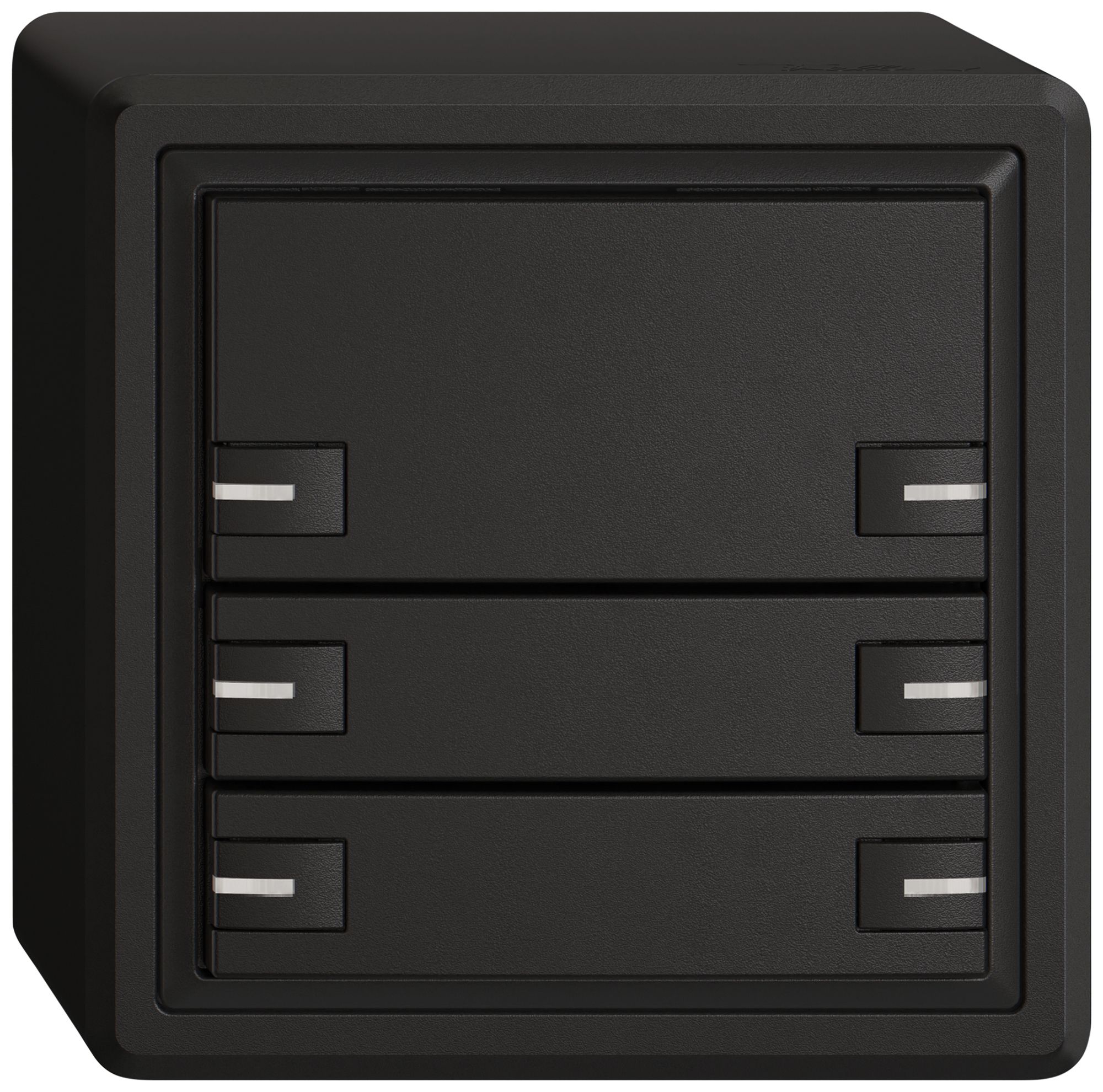 Pulsante KNX RGB AP EDIZIO.liv SNAPFIX® sensore temp.RGB-LED 6× com.1T ne