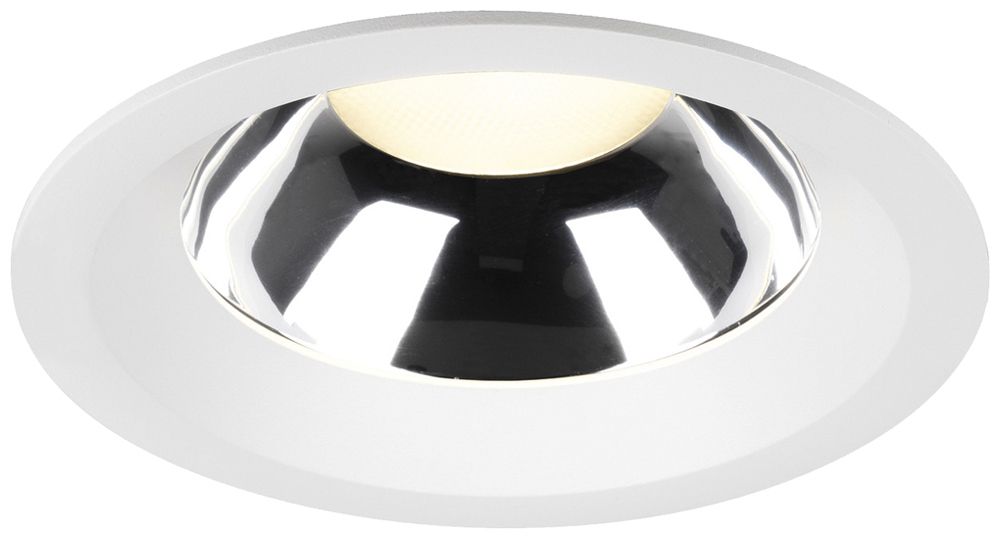 Downlight LED SLV C 150 20W 2400lm 940 IP54 WB DALI Ø176mm blanc