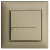 Pulsante KNX RGB INC EDUE FMI, 250mW, s.LED, c.carta, 1×pulsante, 1×tasto, sa