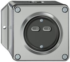 Presa di carica USB AP ELEMENT 2×USB-C 3600mA alluminio