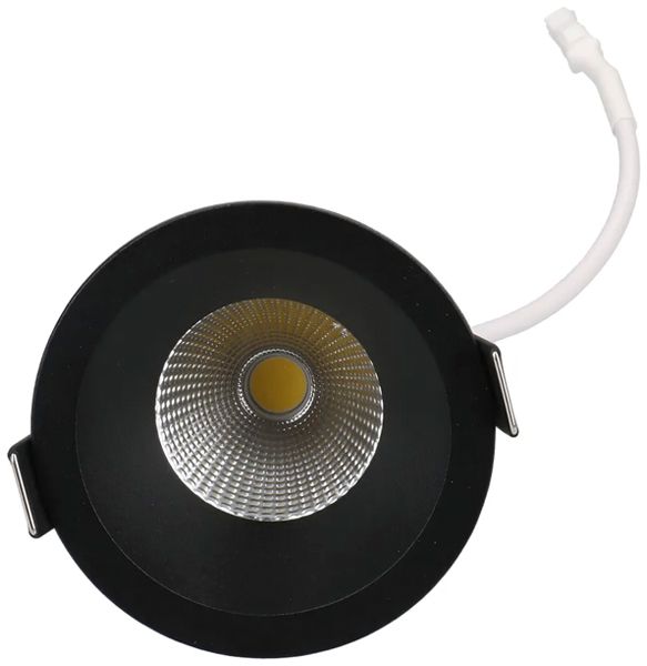 EB-LED-Spot maxLUCE ATMO 68 9W 700lm 3000K DALI DIM Ø79mm schwarz