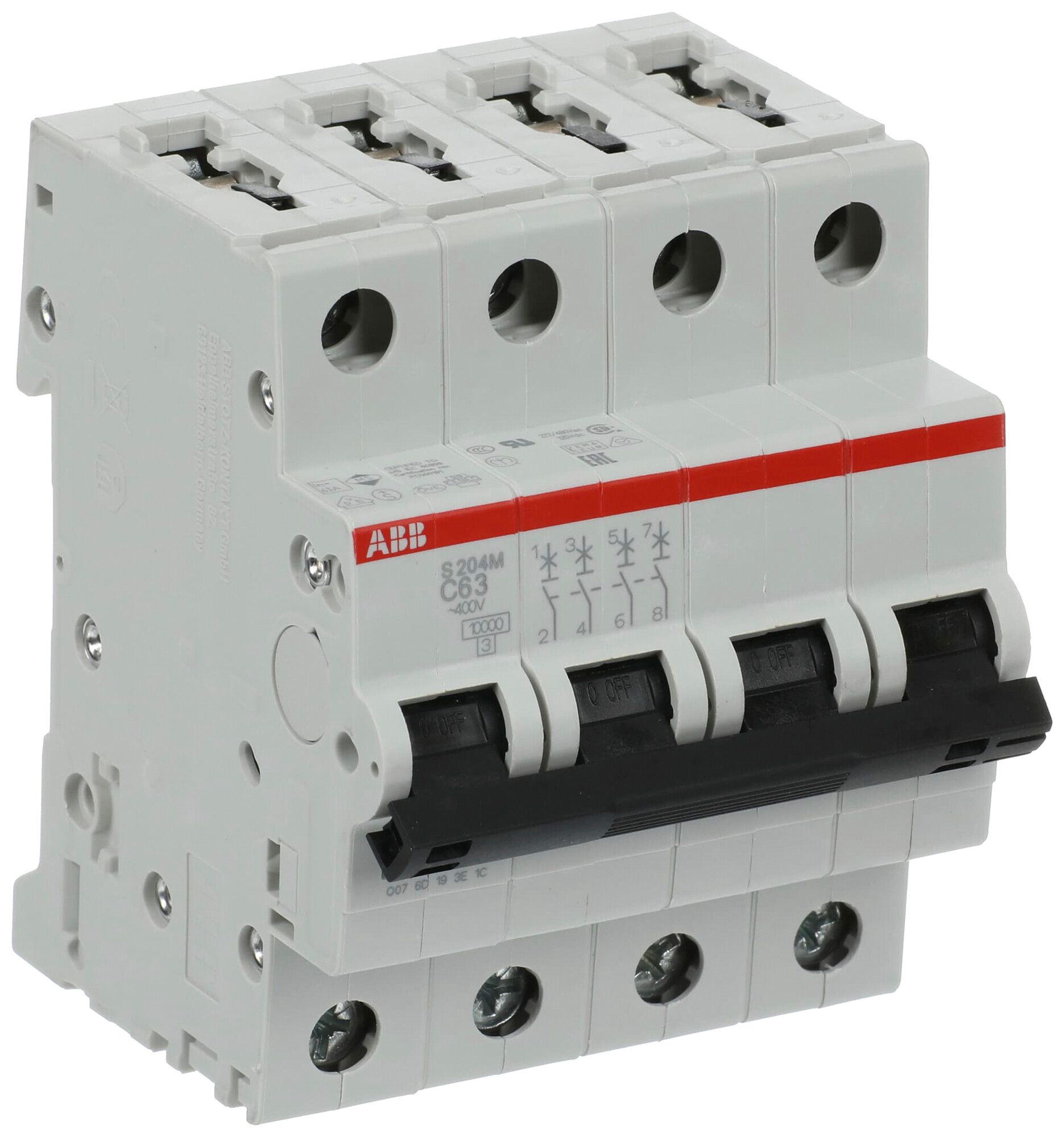 Leitungsschutzschalter ABB S204M-C63 63A C 10kA