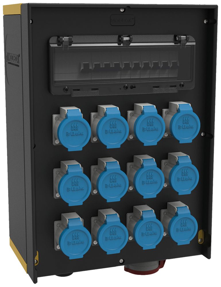 Stromverteiler EVGMB 5520-23/40A 1×16A 12×T23 IP44