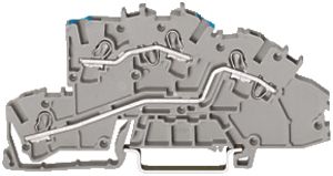 Inst.-Etagenklemme WAGO 2.5mm² N/L grau