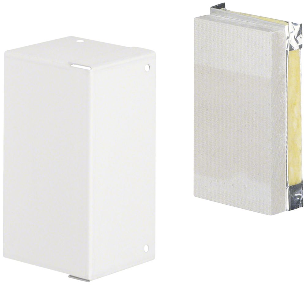 Endstück tehalit FWK 3E E30 50×110mm, verkehrsweiss