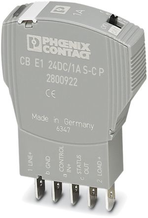 Elektronischer Schutzschalter Phoenix Contact 1L 24VDC 2A S-C