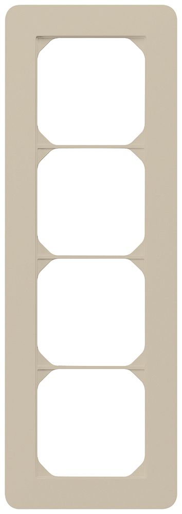 UP-Abdeckrahmen kallysto.trend 4×1 beige 94×274mm