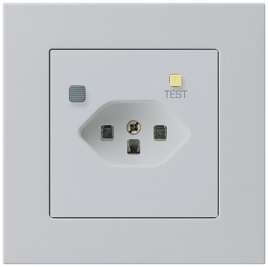 Prise ENC KPR T23 FI 30mA gris clair