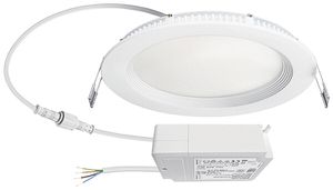 LED-Downlight ESYLUX ELSA-2 Ø180 DALI 9W 3000K, 850lm, weiss