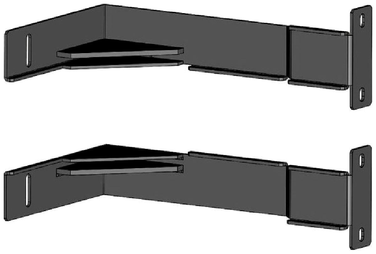 Support de montant pour porte Easy Rack acier pour 6 montants de porte