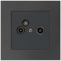 UP-Antennendose R/TV-Daten kallysto.pro 19dB schwarz