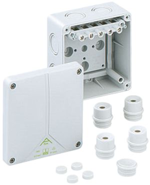 Boîte dérivation AP Abox 060 6mm², 110×110×67mm