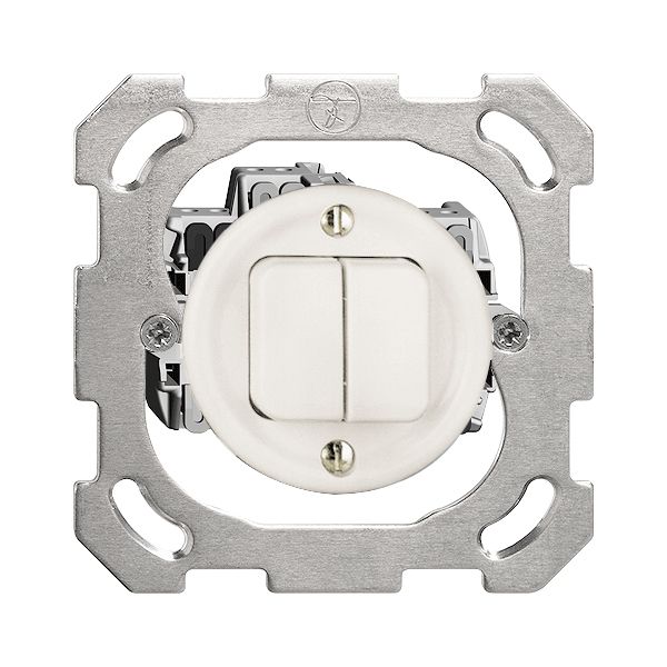 UP-Drucktaster 2×A-R/1L weiss FH