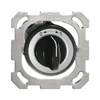 UP-Schwenktaster 0<->1 schwarz mit Drehgriff