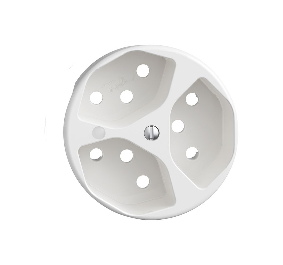 Montageset STANDARDdue SNAPFIX® für 3×T13 mit Frontlinse ws