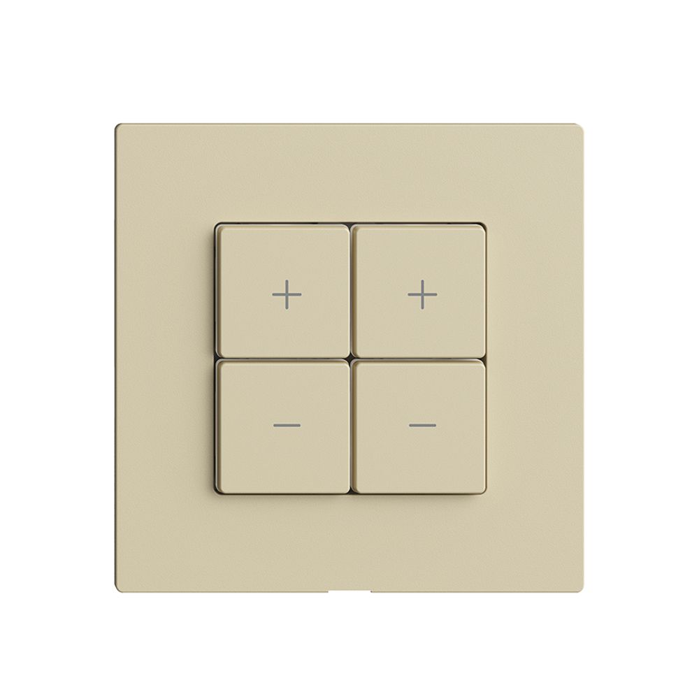 Abdeckset zu Dimmer 2K/4T Edue Wiser vanille