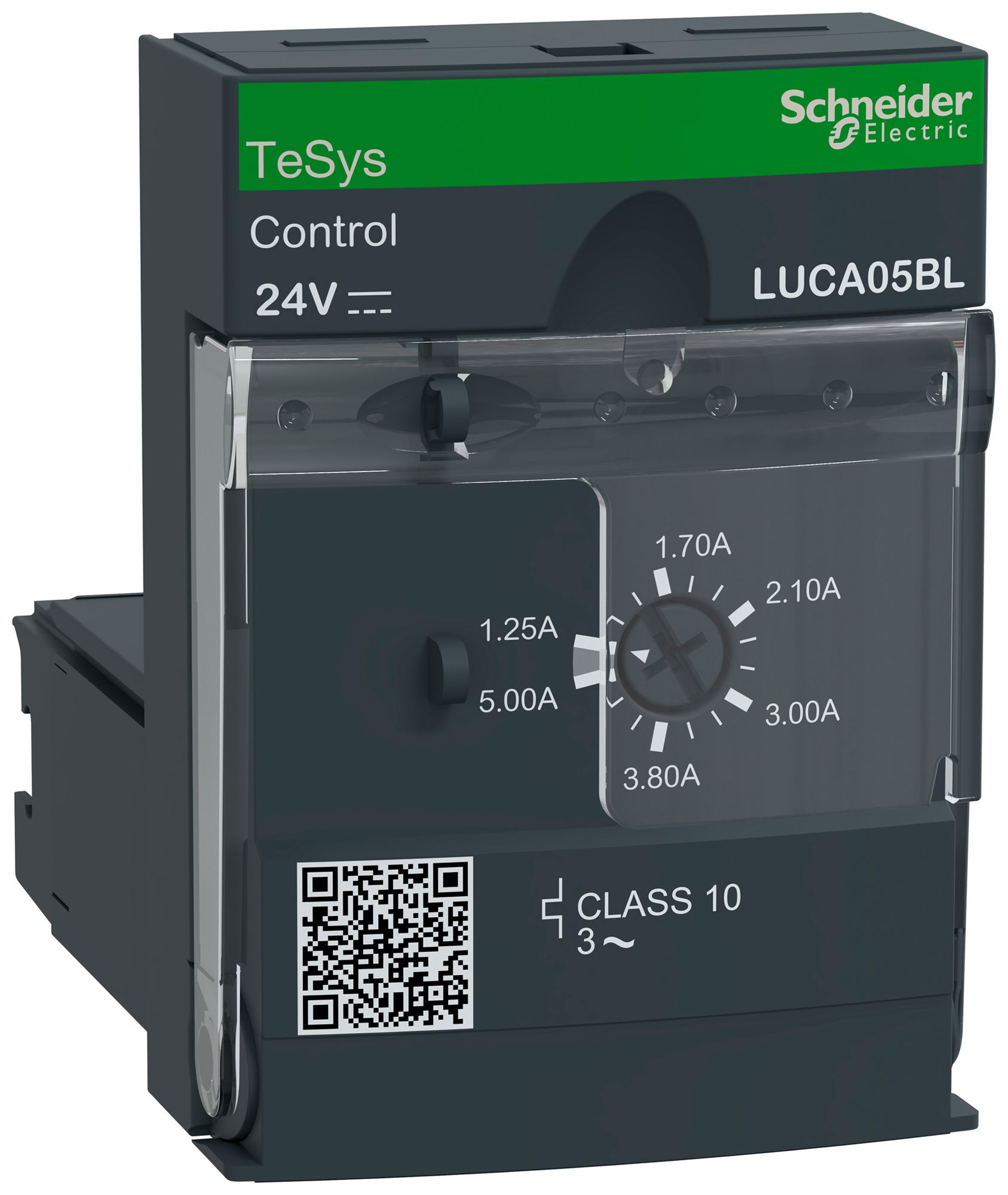 Steuereinheit TeSys LUCA thermischer/magnetischer Auslöser 3P 1.25…5A 24VDC