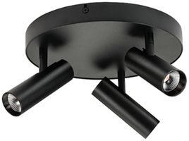 LED-Spot SG Tube Micro 3×6W 1020lm 927 40° DIM Ø250×120×29mm schwarz