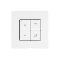 Bedienaufsatz zu Storenschalter EDIZIO.liv Wiser SNAPFIX® 1K Szene 4T ws