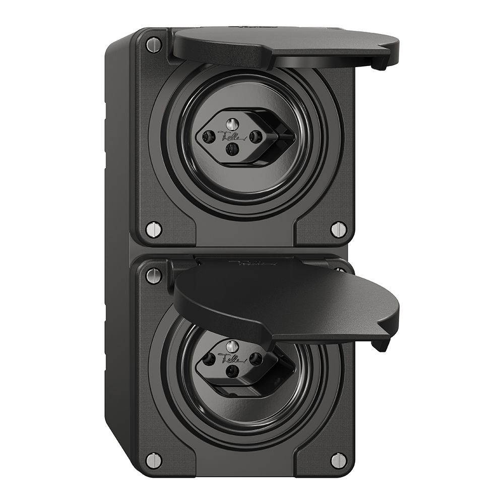 Combinaison NAP NEVO, 2×prise type 13, noir