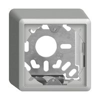 Cappa con piastra di base 54mm EDIZIOdue universale silver