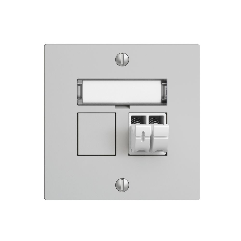 Audiodose Push Type EDIZIOdue F, 1×, Beschriftungsset, hellgrau