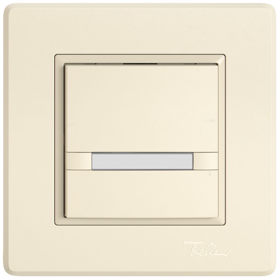 UP-Universaltaster EDIZIO.liv UNI SNAPFIX® o.LED 1× 2-Tbed.Pap.cr