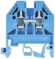 Durchgangs-Reihenklemme WK 0.5…4mm² 24A 1000V 2×Schraub.1 Et.Schien.TH35/G32 hbl