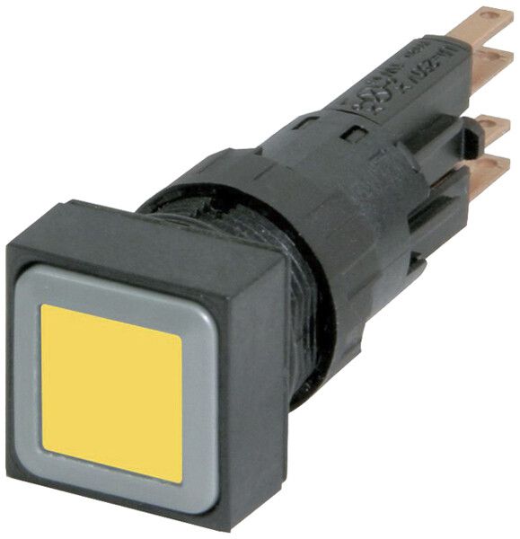 Boîtier pour poussoir lumineux Eaton Q25LT-GE/WB Ø16mm plat jaune