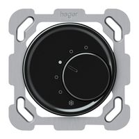 UP-Raumthermostat origin 230VAC 5…30°C 10A schwarz