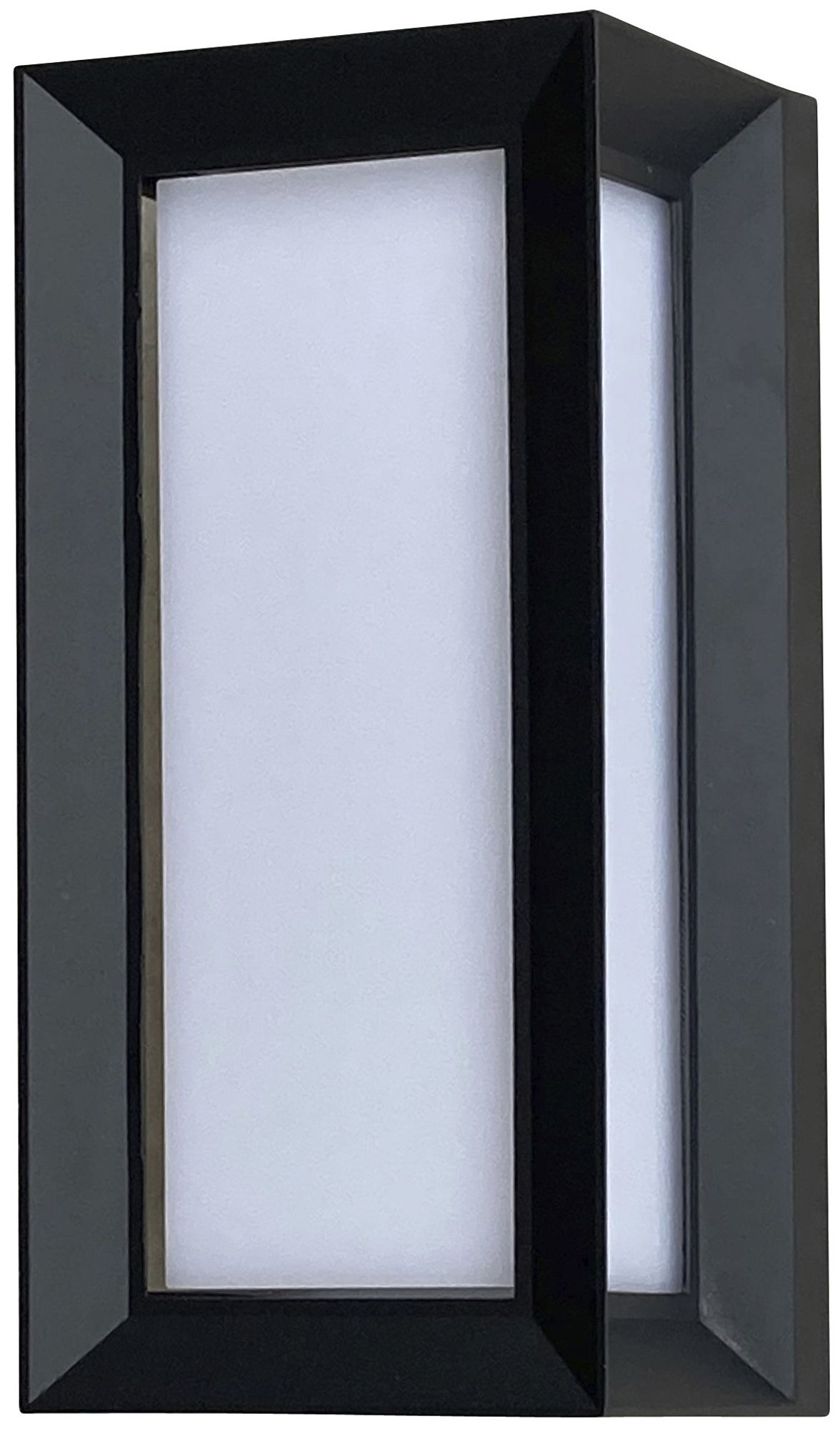 LED-Wandleuchte Z-Licht Alu Quader 12W 960lm 3000K IP65 schwarz