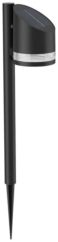 Lampada con picchetto LED Philips Fyve Solar SEN 1.5W 200lm 827 IP44 Ø90 nero